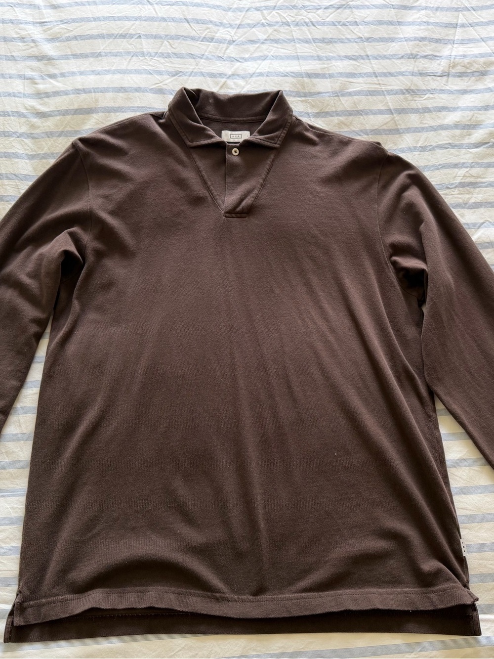 AYR Chocolate Brown Polo Sweater